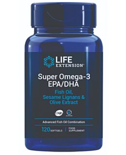 Super Omega-3 EPA/DHA Olio di pesce, lignani di sesamo ed estratto di oliva