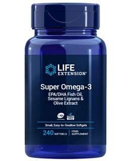 Super Omega-3 EPK/DHK Ribje Olje, Sezamovi Lignani & Izvleček Oljk