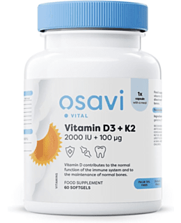 Vitamin D3 + K2, 2000 IU + 100 μg